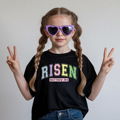 Bible Verse Easter Christian Kids T Shirt