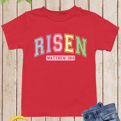 Bible Verse Easter Christian Kids T Shirt
