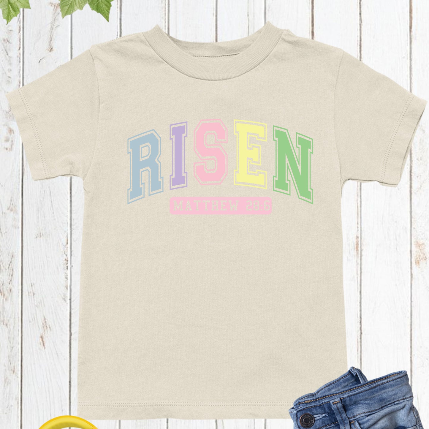 Bible Verse Easter Christian Kids T Shirt