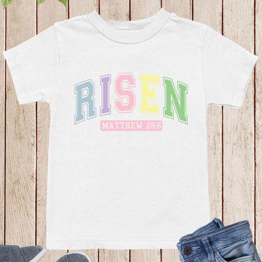 Bible Verse Easter Christian Kids T Shirt