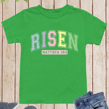 Bible Verse Easter Christian Kids T Shirt