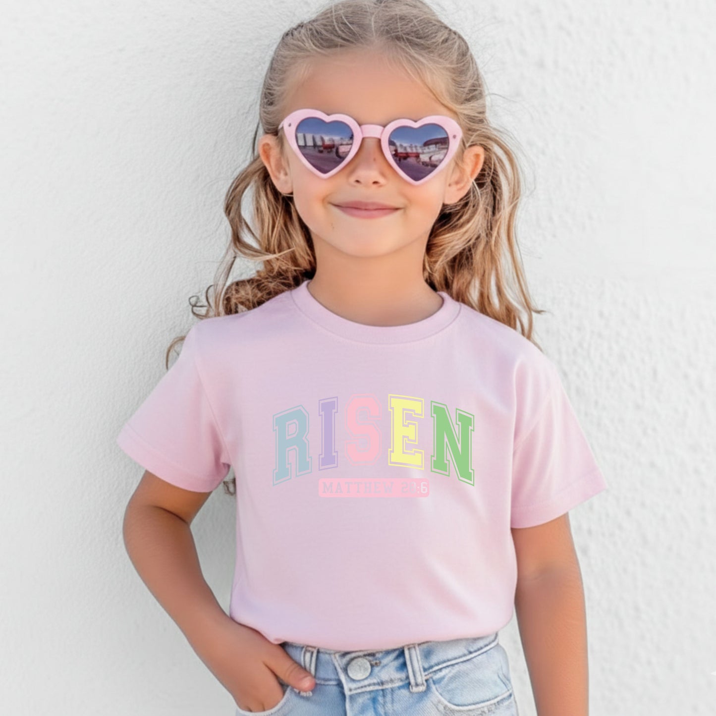 Bible Verse Easter Christian Kids T Shirt