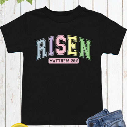 Bible Verse Easter Christian Kids T Shirt