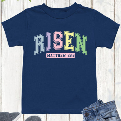 Bible Verse Easter Christian Kids T Shirt