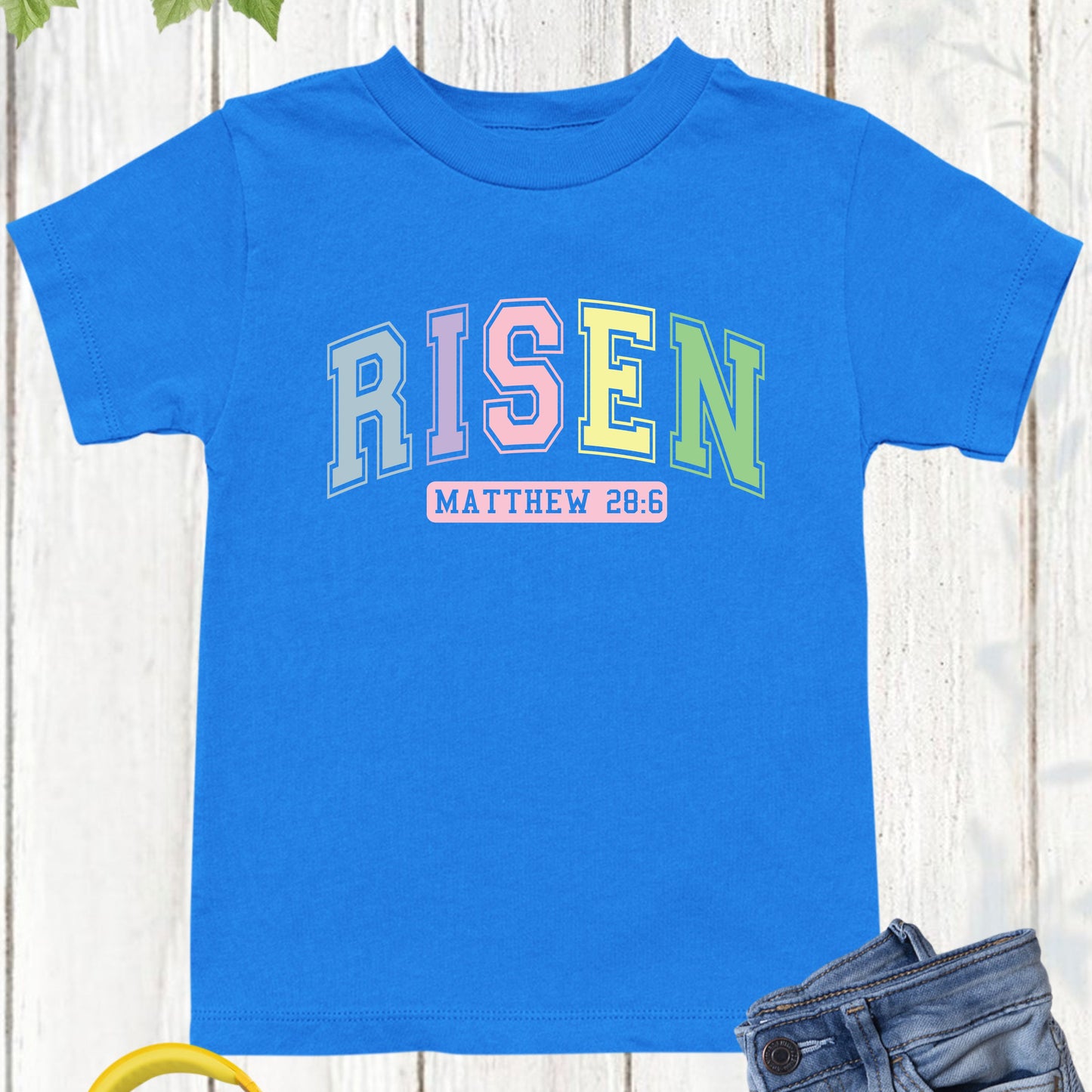 Bible Verse Easter Christian Kids T Shirt