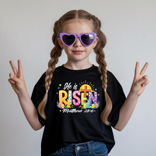 Christian Youth Easter T Shirts He is Risen