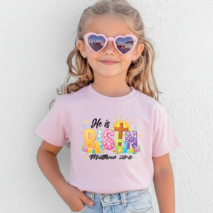 Christian Youth Easter T Shirts He is Risen