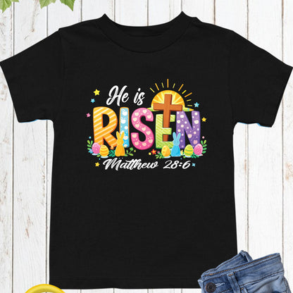 Christian Youth Easter T Shirts He is Risen
