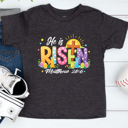 Christian Youth Easter T Shirts He is Risen