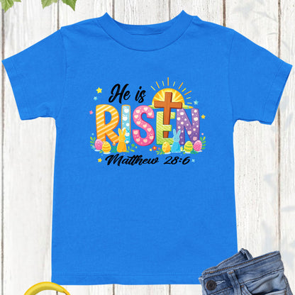 Christian Youth Easter T Shirts He is Risen