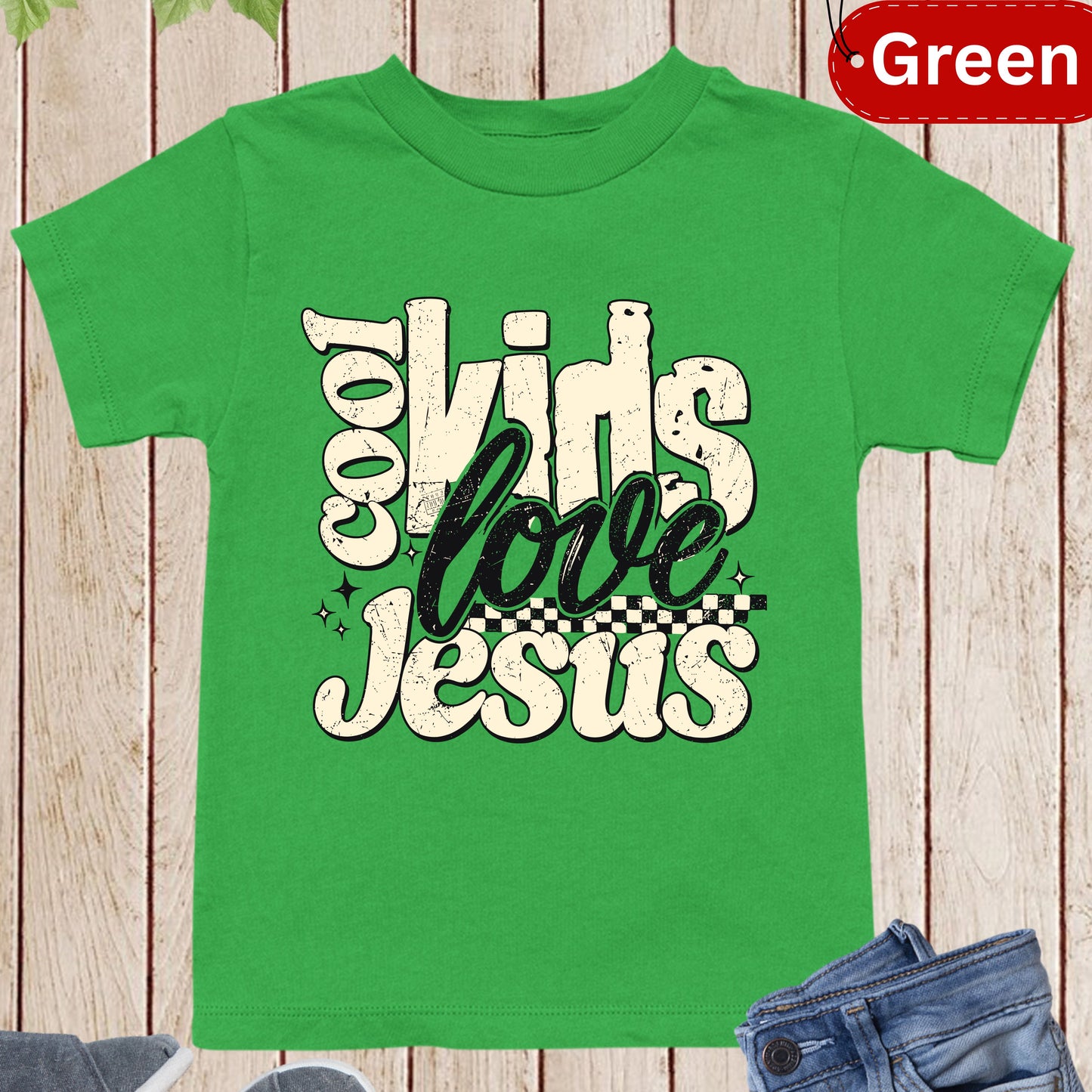 Christian Kids Love Jesus Faith Scholl T-Shirt