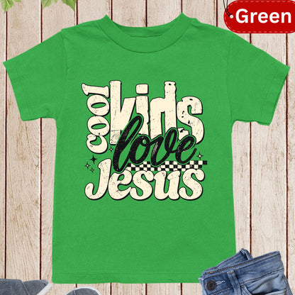 Christian Kids Love Jesus Faith Scholl T-Shirt