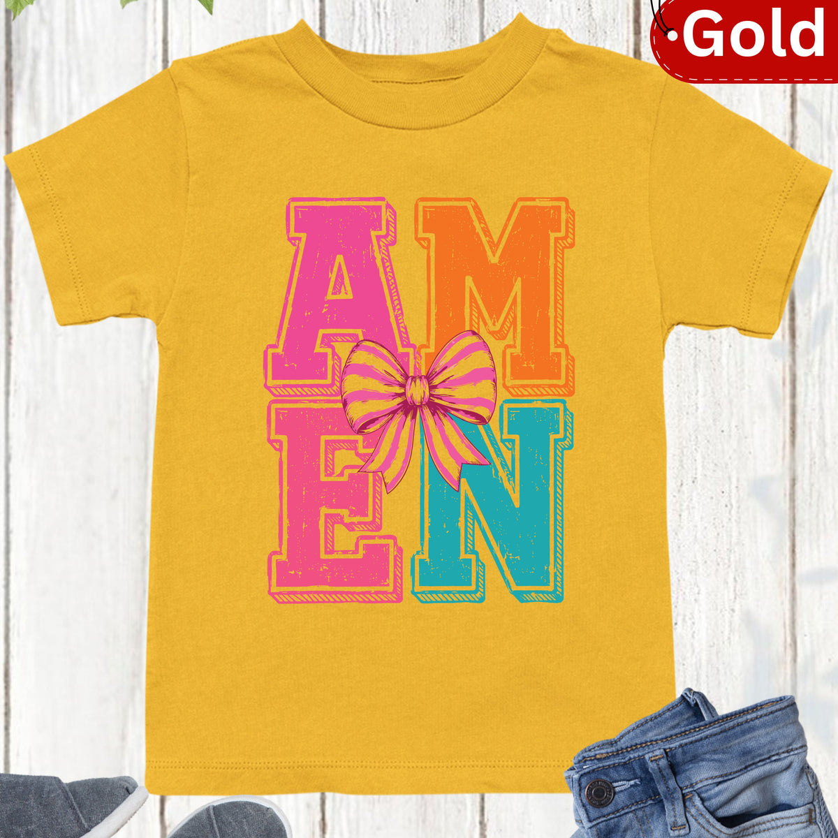Amen Christian Kids T Shirt