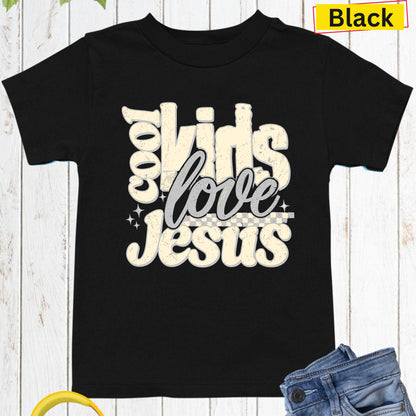 Christian Kids Love Jesus Faith Scholl T-Shirt