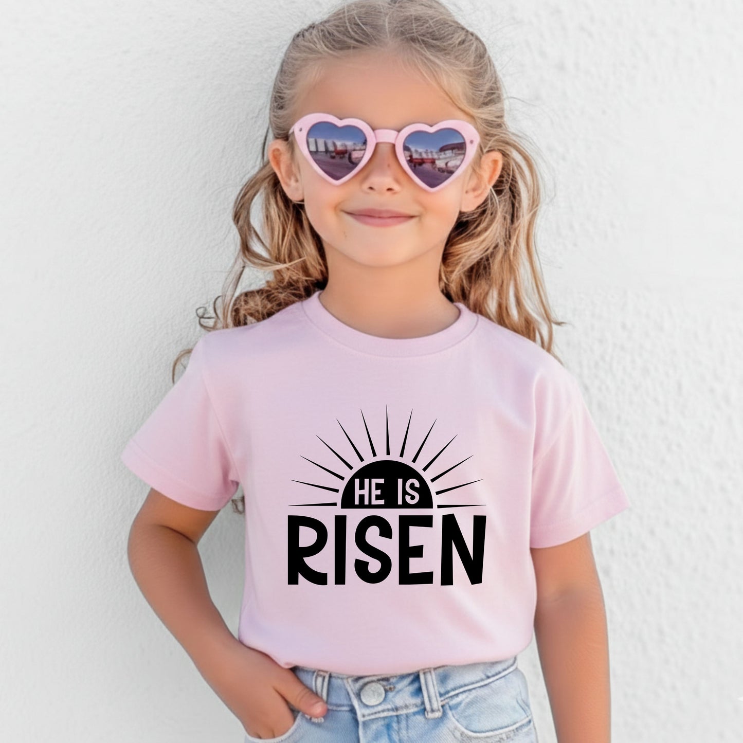 Easter Christian He is Risen Youth T Shirt