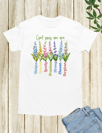 God Said T shirt