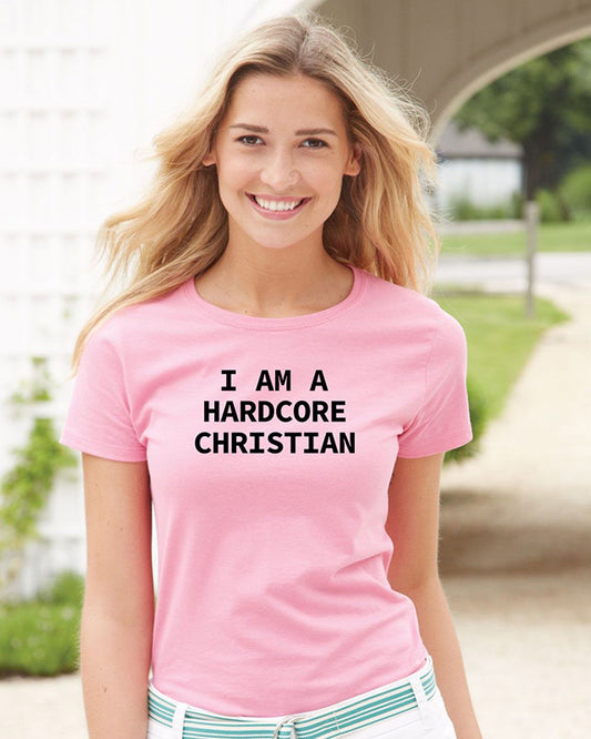 I am a Hardcore Christian Bale Fan Bible Verse Faith Jesus T Shirt