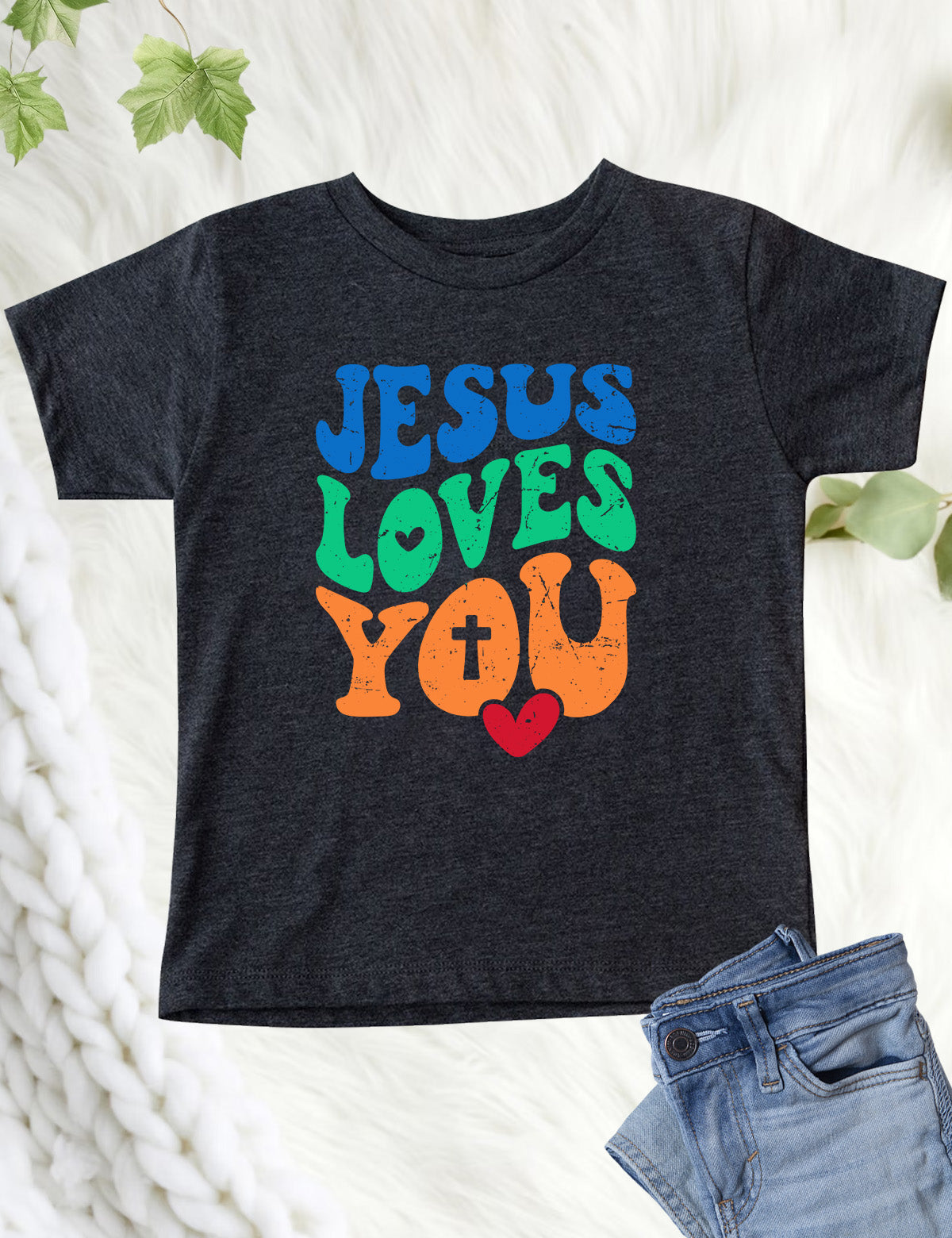 Jesus Loves You Kids Tee Shirts