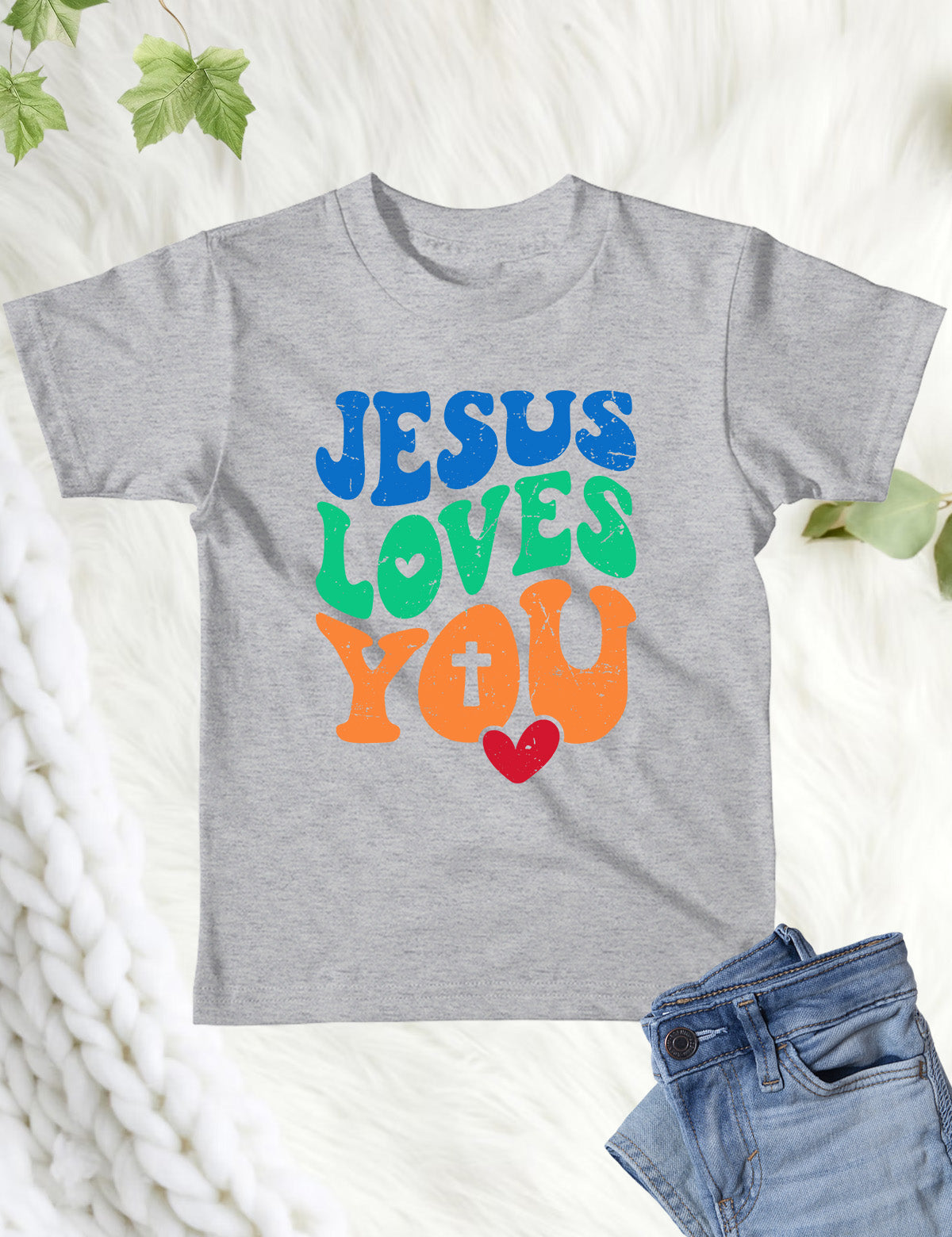 Jesus Loves You Kids Tee Shirts