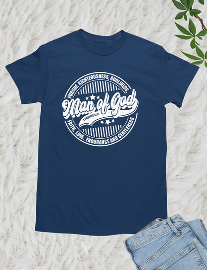 Man of God Religious Pastor Shirts