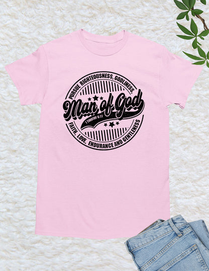 Man of God Religious Pastor Shirts