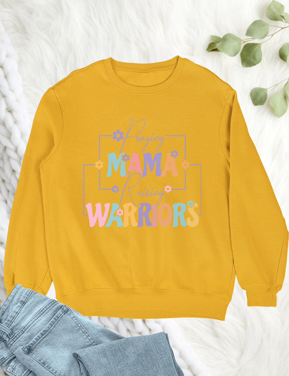Praying Mama Raising Warriors Sweatshirt