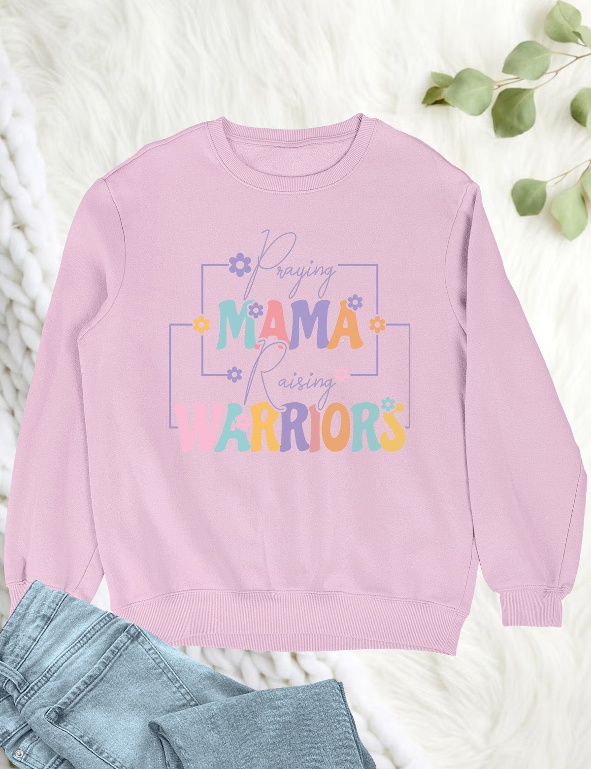 Praying Mama Raising Warriors Sweatshirt