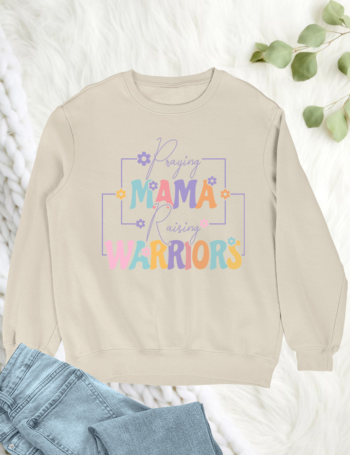 Praying Mama Raising Warriors Sweatshirt