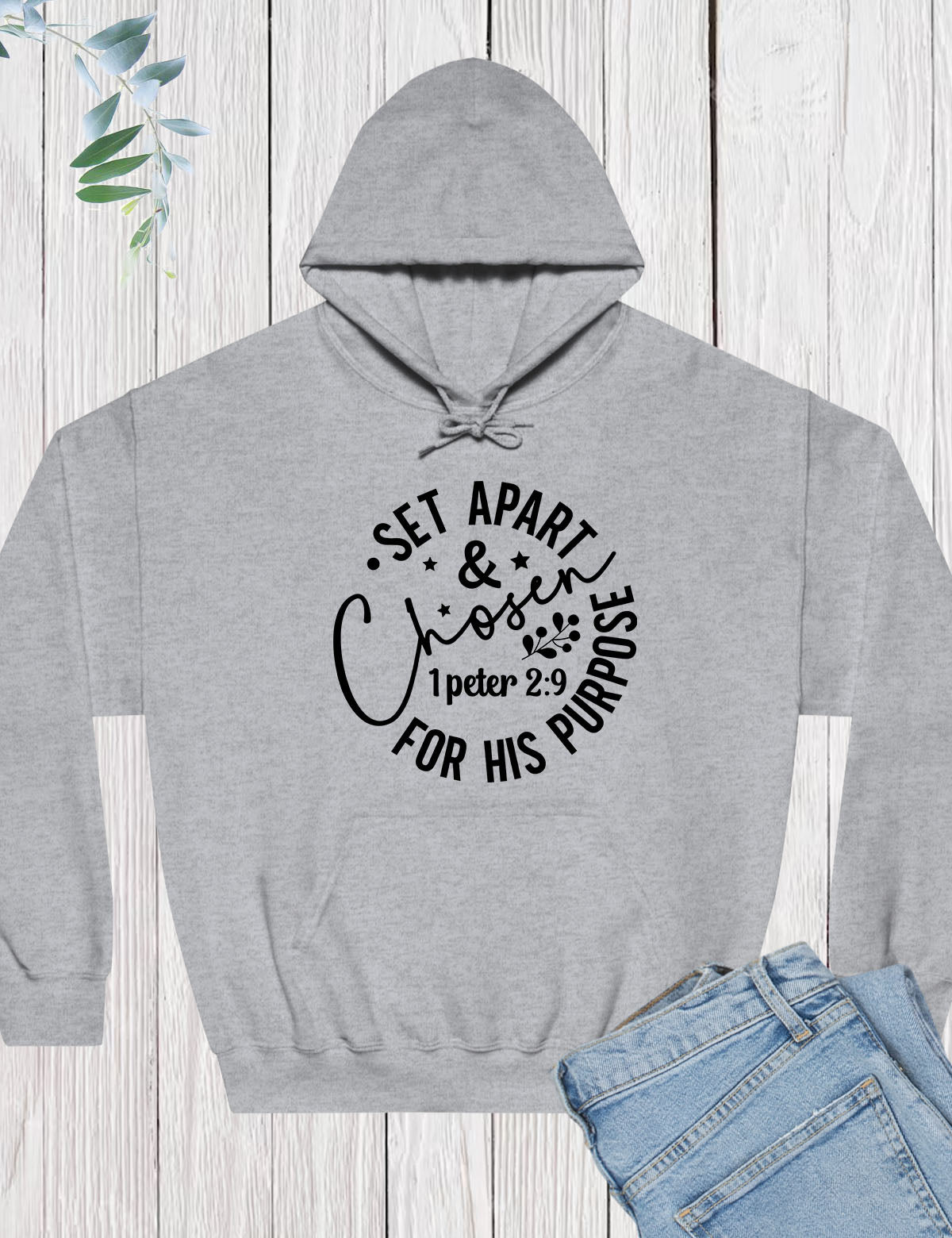Set Apart & Choose of God Christian Hoodie