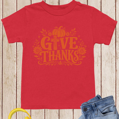 Christian Thanksgiving T Shirts Give Thanks
