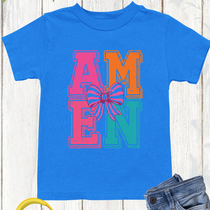 Amen Christian Kids T Shirt