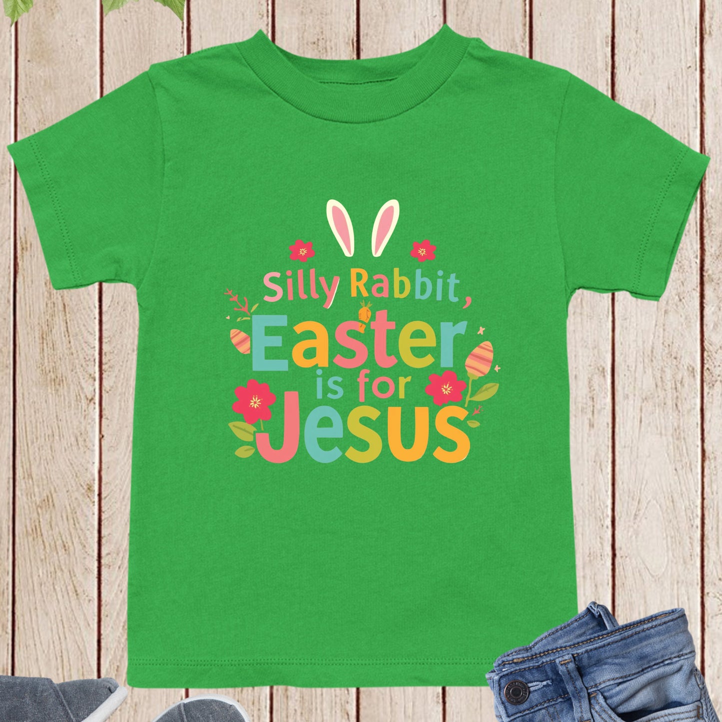 Silly Rabbit Easter is for Jesus Youth Shirts