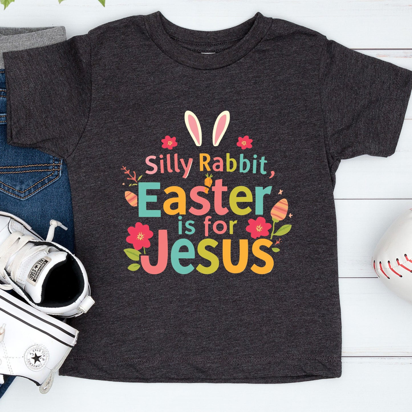 Silly Rabbit Easter is for Jesus Youth Shirts