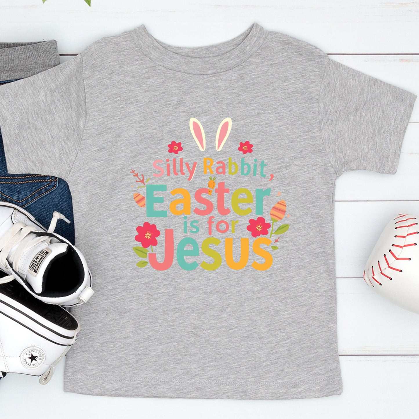 Silly Rabbit Easter is for Jesus Youth Shirts