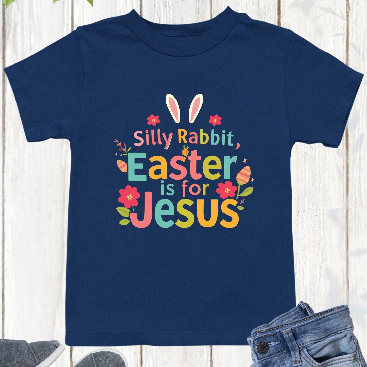 Silly Rabbit Easter is for Jesus Youth Shirts