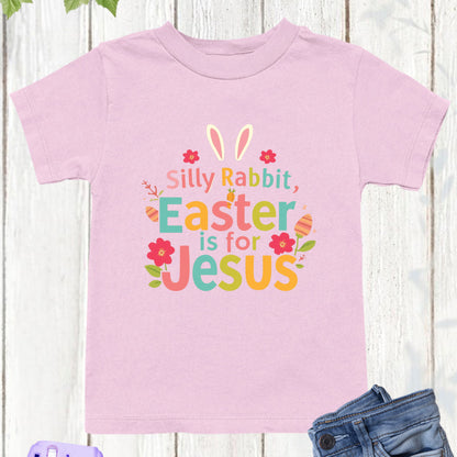 Silly Rabbit Easter is for Jesus Youth Shirts