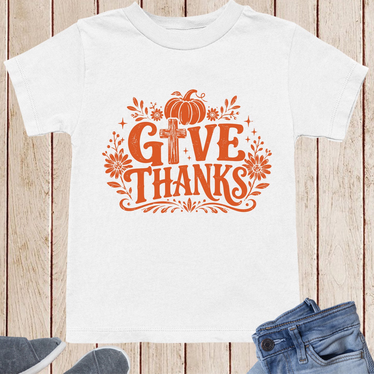 Christian Thanksgiving T Shirts Give Thanks