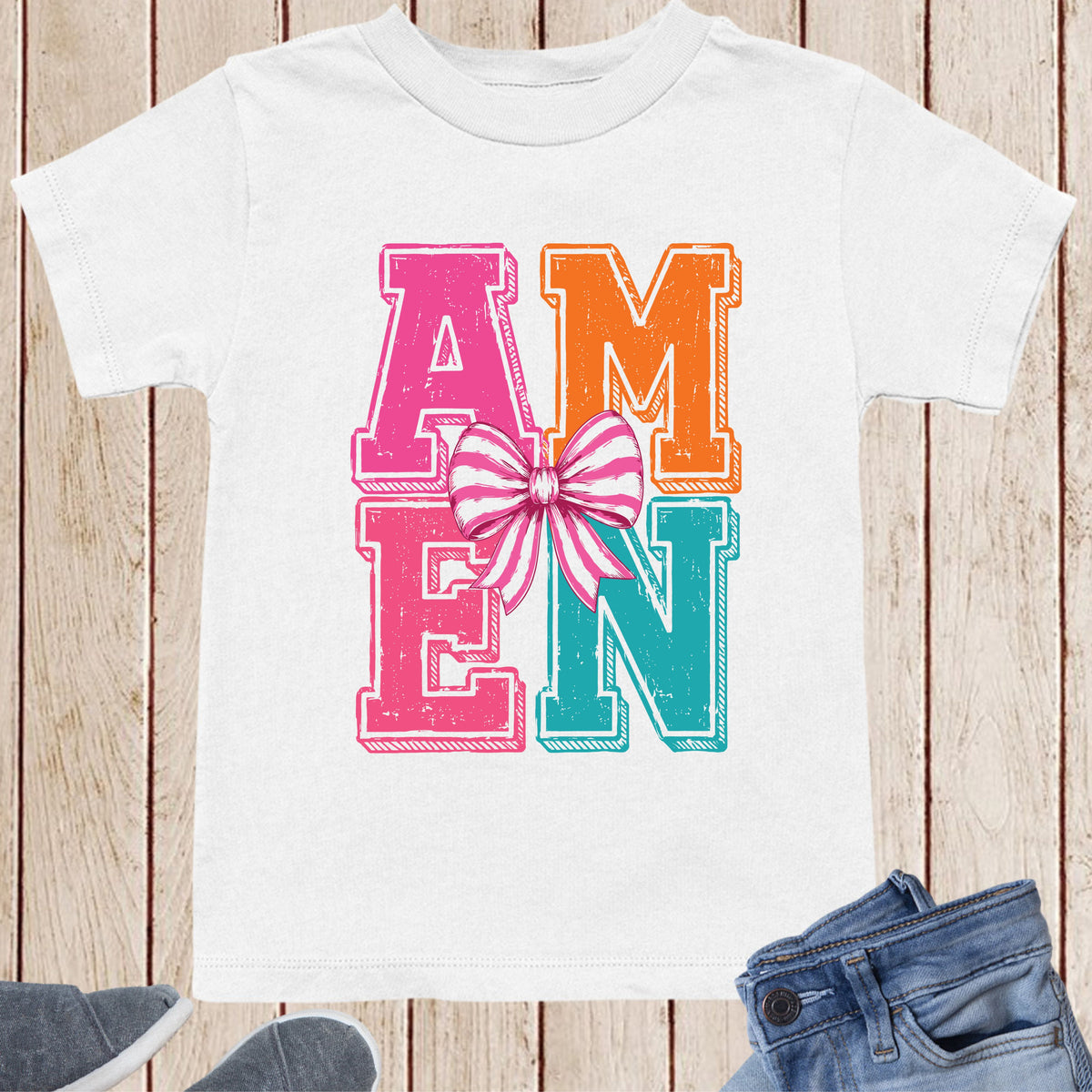 Amen Christian Kids T Shirt