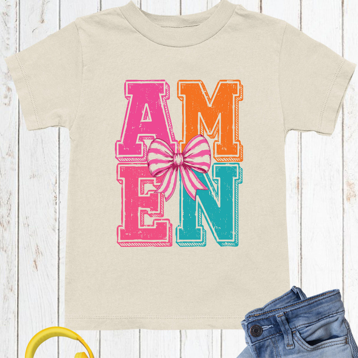 Amen Christian Kids T Shirt