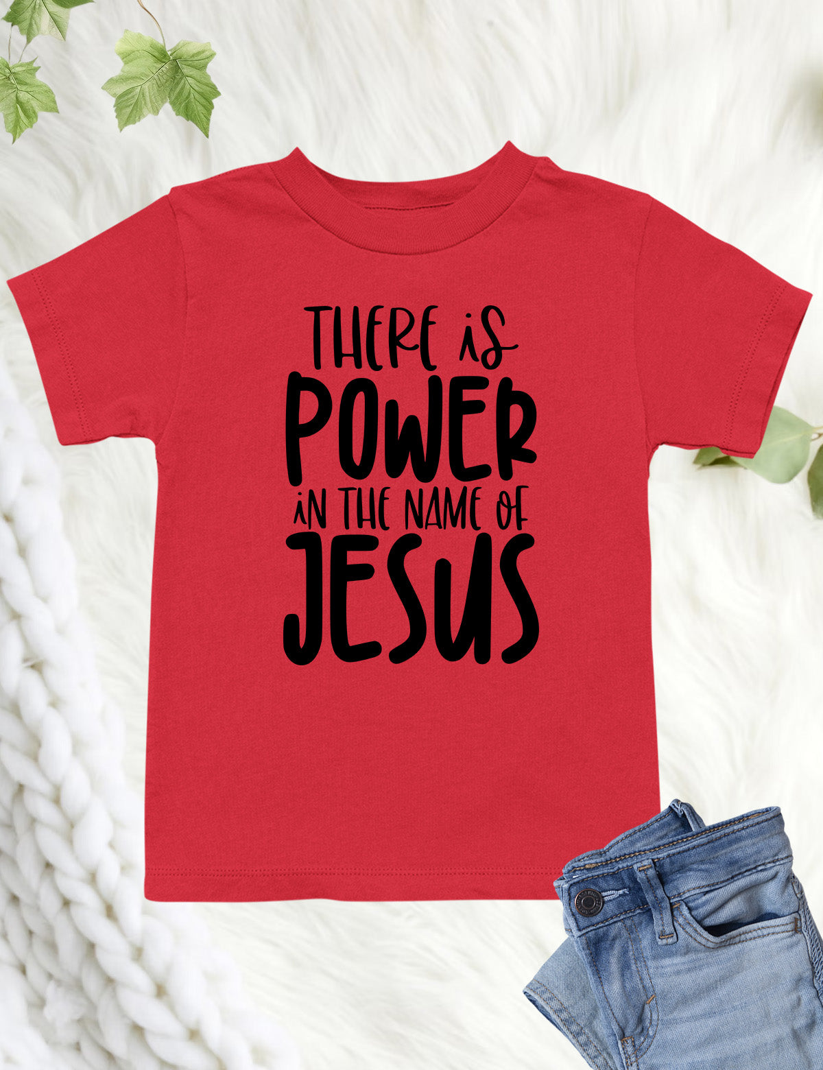 There is a Power in The Name of Jesus Kids Shirt