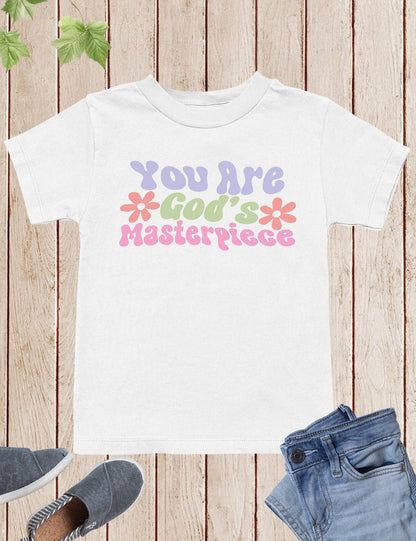 You are God's Masterpiece God's Love Faith Kids Shirt