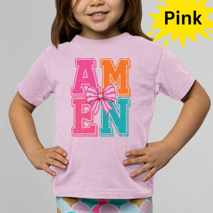 Amen Christian Kids T Shirt