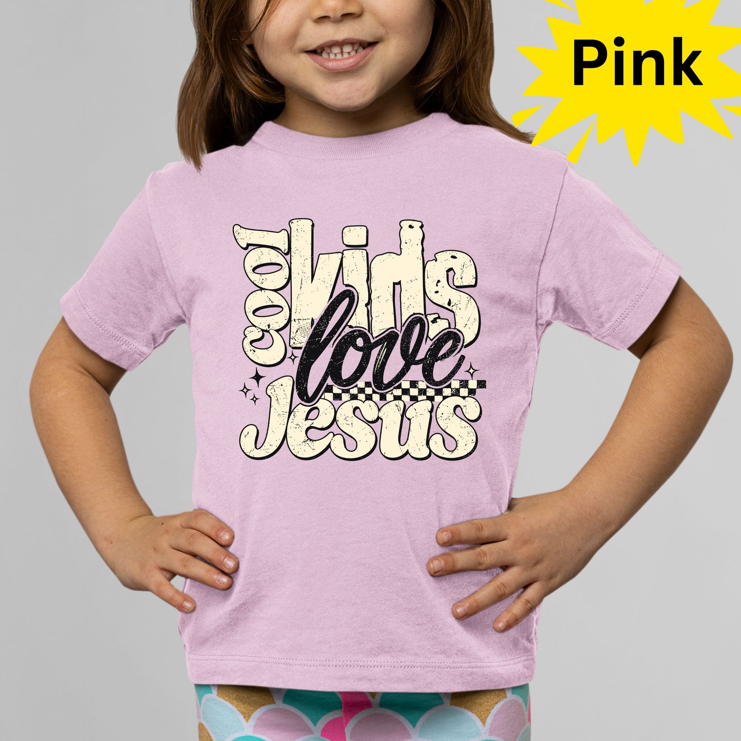 Christian Kids Love Jesus Faith Scholl T-Shirt