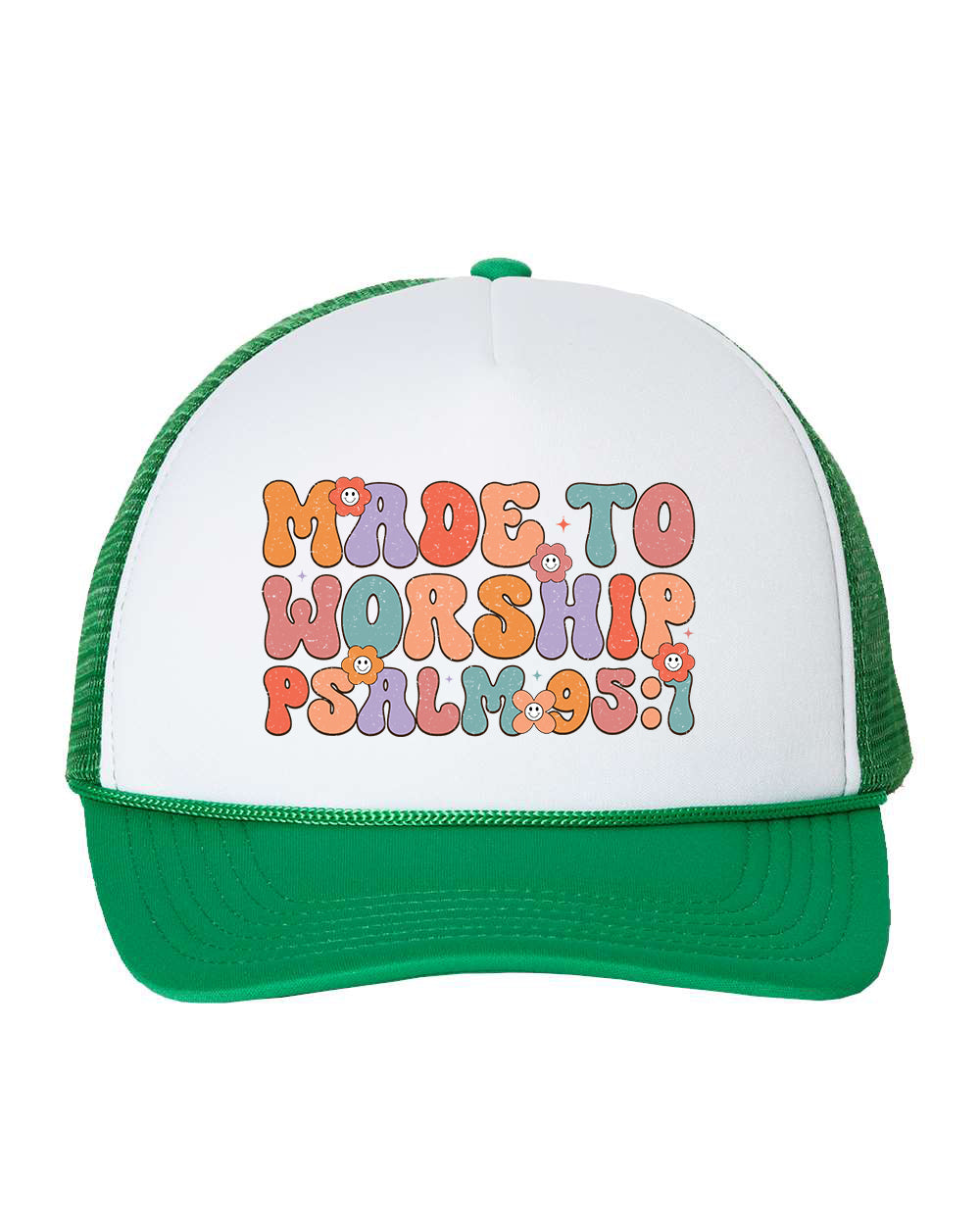 Made to Worship Bible Verse Cap Trucker Hat