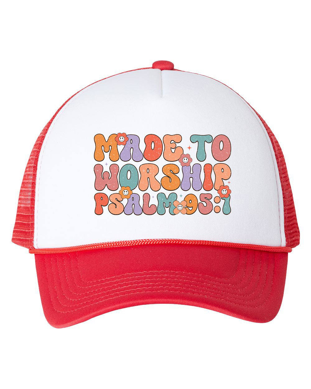 Made to Worship Bible Verse Cap Trucker Hat