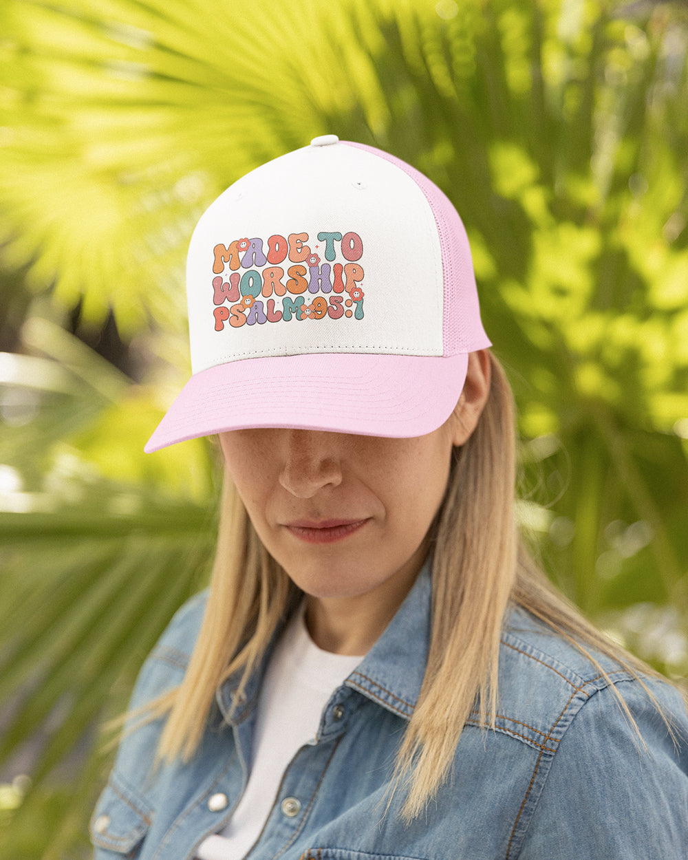 Made to Worship Bible Verse Cap Trucker Hat