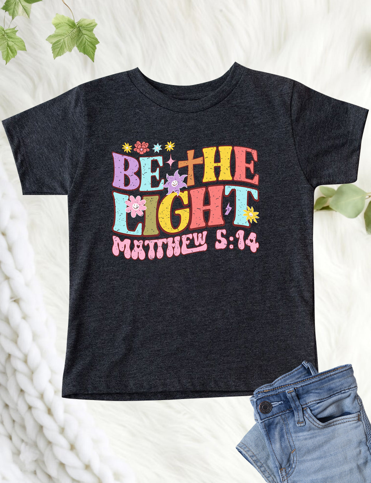 Be The Light Matthew 5:14 Kids Tees