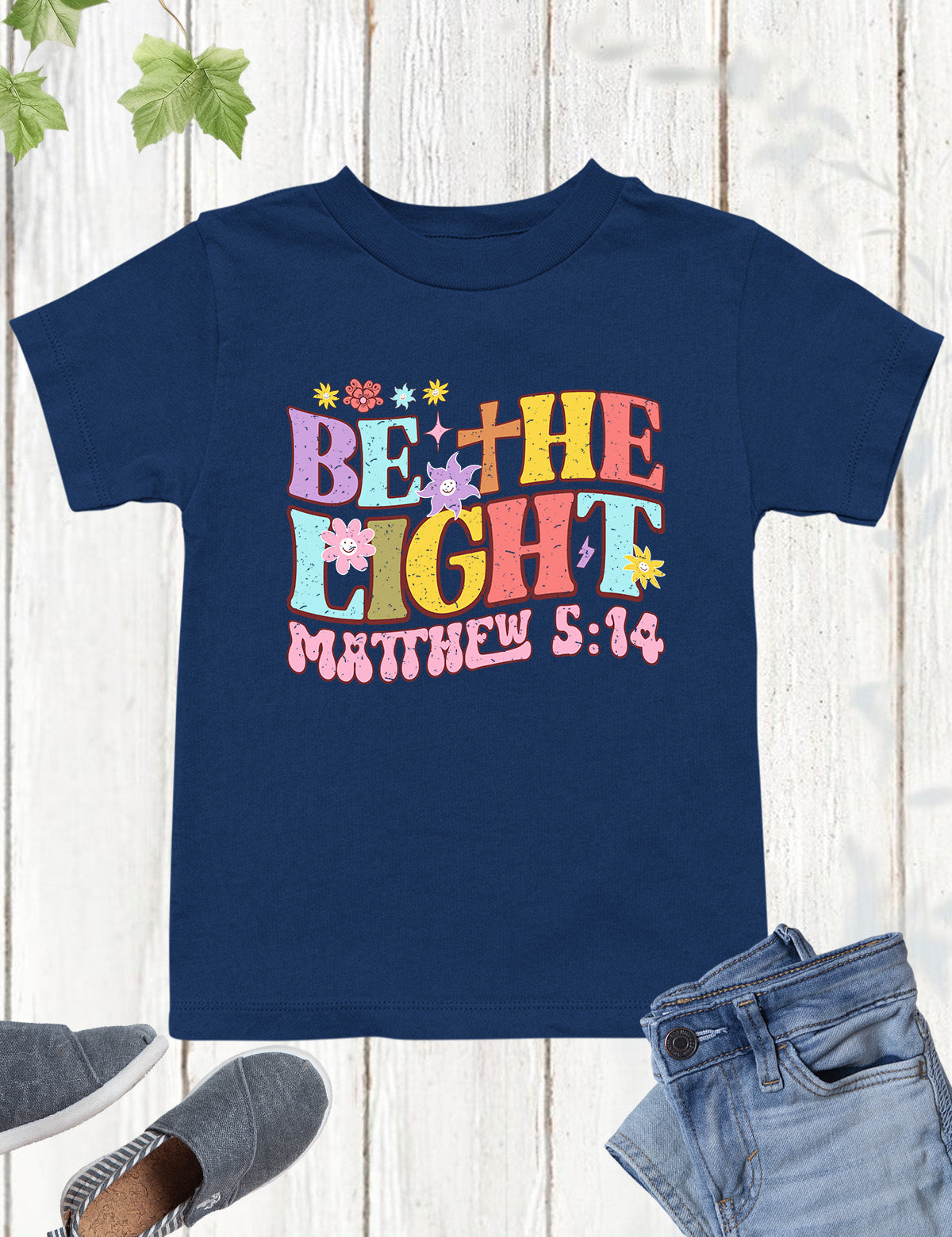 Be The Light Matthew 5:14 Kids Tees