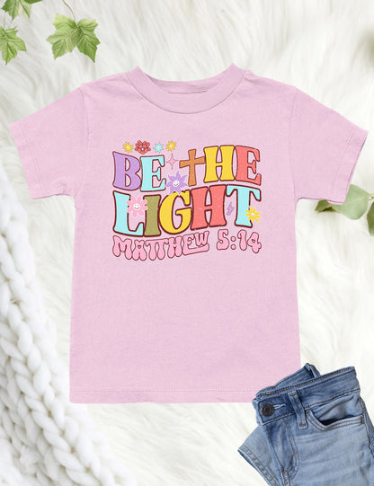Be The Light Matthew 5:14 Kids Tees