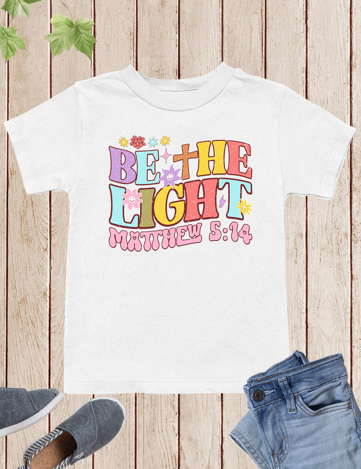 Be The Light Matthew 5:14 Kids Tees
